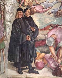 Sermon and Deeds of the Antichrist (detail-1) 1499-1502