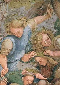 The Elect (detail-1) 1499-1502 by Francesco Signorelli