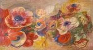 Anemones by Pierre Auguste Renoir