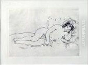 [femme Nue Couchee] by Pierre Auguste Renoir