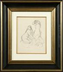 Baigneuses Ses Sechantes by Pierre Auguste Renoir