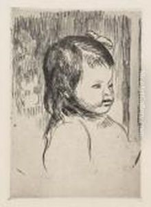 Buste D'enfant, Tourne A Droite by Pierre Auguste Renoir