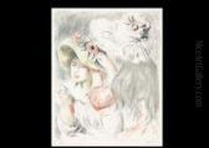 Hatwith A Pin (estamp) by Pierre Auguste Renoir