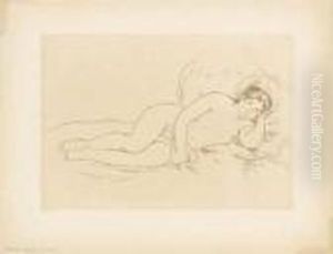 Femme Nue Couchee by Pierre Auguste Renoir