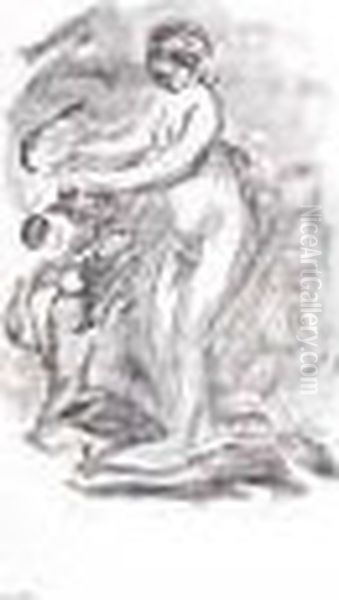 Lot 116 : Pierre-auguste Renoir, , Femme Au Cep De Vigne, Variante - view 1