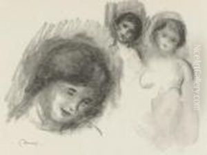 La Pierre Aux Trois Croquis (d.; S. 41) by Pierre Auguste Renoir