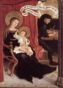 St Ladislas Presents Wladislav II and his Sons to the Virgin 1511-12