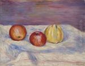 Deux Pommes Et Un Coing by Pierre Auguste Renoir