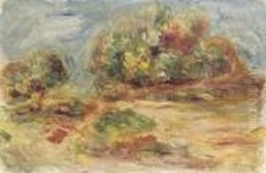 Paysage A Cagnes by Pierre Auguste Renoir
