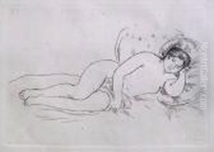 Title: Femme Nue Couchee by Pierre Auguste Renoir