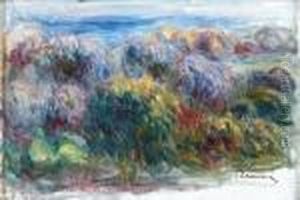 Paysage De Cagnes by Pierre Auguste Renoir