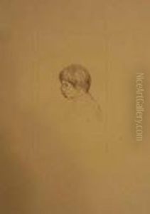 Claude Renoir, Fils De L'artiste, De Profil. 1908.