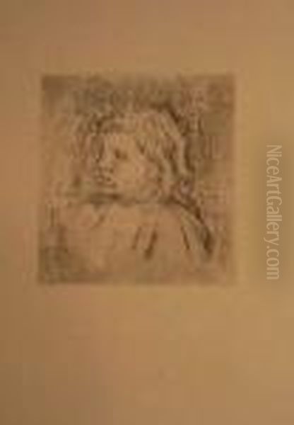 Claude Renoir, De Trois-quarts A Gauche. Vers 1908. - view 1
