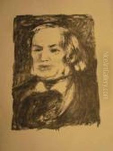 Richard Wagner. Vers 1900. by Pierre Auguste Renoir