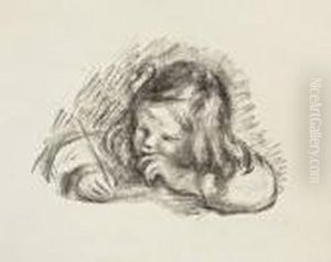 "petit Garcon Au Porte-plume (claude Renoir Ecrivant)"