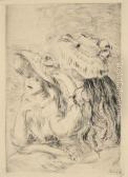 Le Chapeau Epingle (la Fille De Berthe Morisot Et Sa Cousine) (1894) - view 1