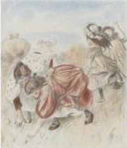 Enfants Jouant A La Balle (d.; S. 32) by Pierre Auguste Renoir