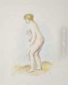 Baigneuse, Debout, En Pied