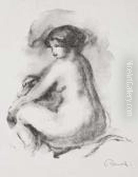 Etude De Femme Nue, Assise - view 1