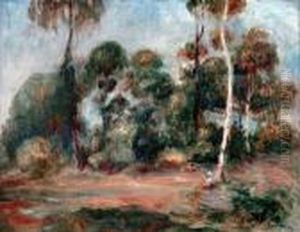 Repos Sous L'arbre, Cagnes-sur-mer by Pierre Auguste Renoir