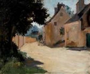 Rue De Village, Louveciennes by Pierre Auguste Renoir