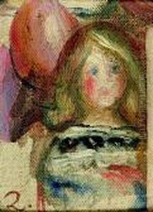 Jeune Fille Au Ballon by Pierre Auguste Renoir