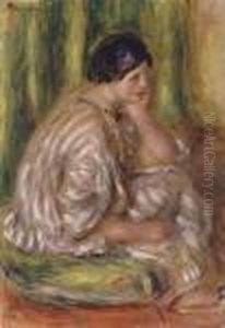 Femme En Costume Oriental by Pierre Auguste Renoir