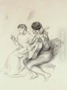Les Amoureux by Pierre Auguste Renoir