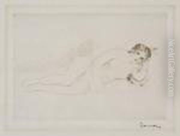 Femme Nue Couchee (tournee A Droite), 1re Planche - view 1