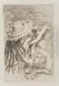 Renior Et Ses Amis by Pierre Auguste Renoir