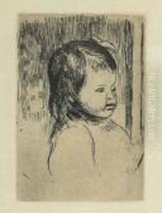 Buste D'enfant, Tourne A Droite. Um 1908.
