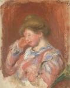 Femme Accoudee by Pierre Auguste Renoir