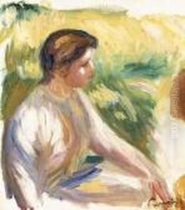 Femme Assise by Pierre Auguste Renoir