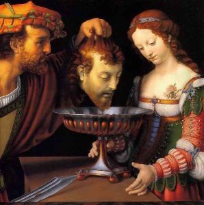 Salome with the Head of St John the Baptist by Andrea Solari