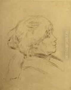 Ritratto Di Berthe Morizot by Pierre Auguste Renoir