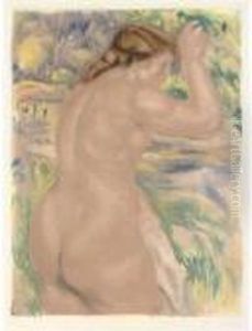 La Femme Au Bain by Pierre Auguste Renoir