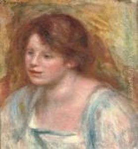 Portrait De Lucienne by Pierre Auguste Renoir