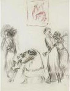 Enfants Jouant A La Balle by Pierre Auguste Renoir