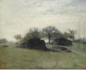 Paysage De Fontainebleau by Pierre Auguste Renoir
