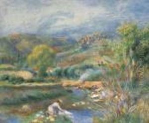La Laveuse by Pierre Auguste Renoir