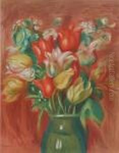 Bouquet De Tulips, A Group Of Seventy-three Large Edition Prints by Pierre Auguste Renoir