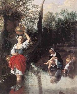 The Wager 1660s by Jan Siberechts