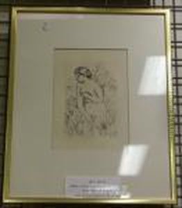 Nakenmodell. by Pierre Auguste Renoir