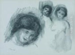 La Pierre Au Trois by Pierre Auguste Renoir