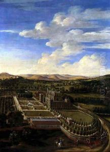 Wollaton Hall and Park, Nottingham, 1697 by Jan Siberechts