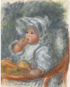 L'enfant, Jean Renoir, Dans La Chaise by Pierre Auguste Renoir