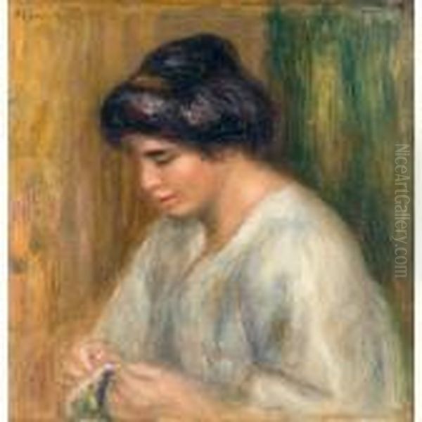 Femme Cousant - view 1