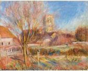 L'eglise A Essoyes by Pierre Auguste Renoir