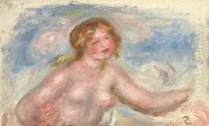 Femme Nue En Buste by Pierre Auguste Renoir
