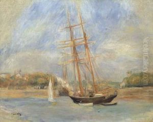Marine, Bateau by Pierre Auguste Renoir